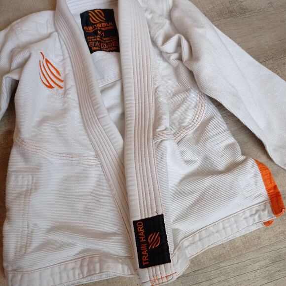 Sanabul Sports Youth Size K1 Future Legend Kids Jiu Jitsu Gi Cotton Top Only - Picture 3 of 6